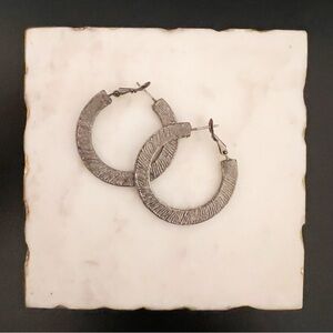 Silver Hoop Earrings